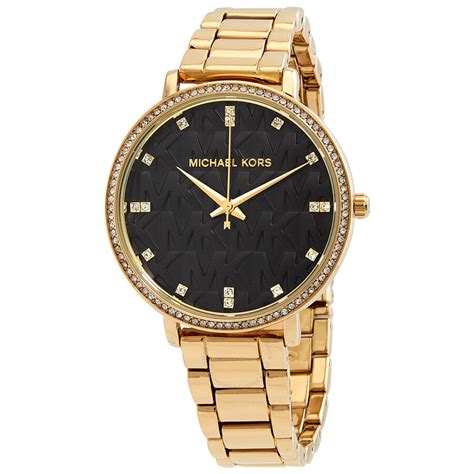 michael kors black watches for women|michael kors pyper watch black.